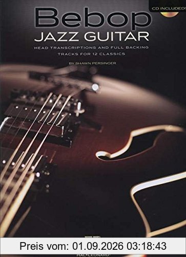 Bebop Jazz Guitar Head Transcriptions Backing Tracks Gtr Tab Bk/Cd (Book & CD)