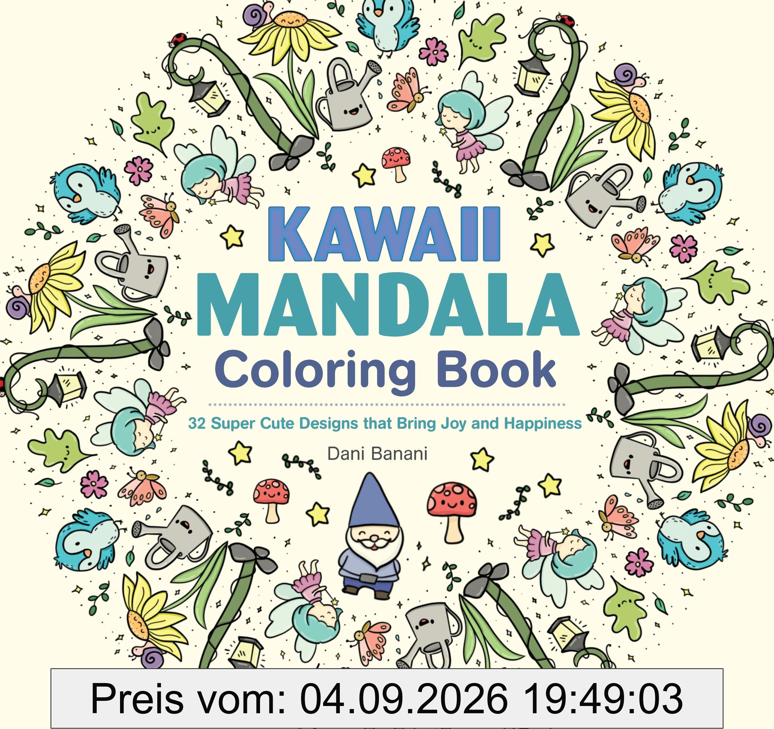 Kawaii Mandala Coloring Book