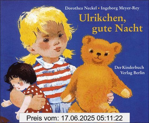 Binding : Gebundene Ausgabe, Label : Kinderbuchverlag, Publisher : Kinderbuchverlag, medium : Gebundene Ausgabe, numberOfPages : 10, publicationDate : 2003-01-01, authors : Dorothea Neckel, Ingeborg Meyer-Rey, languages : german, ISBN : 3358022498