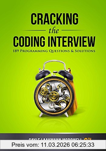 McDowell, Gayle Laakmann Cracking The Coding Interview, 6th Edition, 189 Programming Questions And Solutions