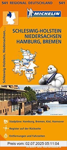 Die Buchhandlung in Oelde hat das Buch Schleswig-Holstein, Niedersachsen, Hamburg, Bremen (Regionalkarten)