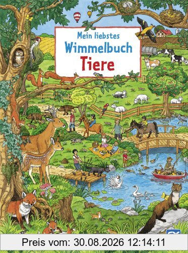 Mein liebstes Wimmelbuch Tiere