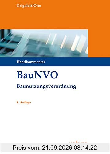 BauNVO - Baunutzungsverordnung: Handkommentar