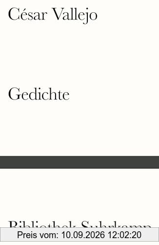 Gedichte: Spanisch und deutsch. Übertragung und Nachwort von Hans Magnus Enzensberger (Bibliothek Suhrkamp)