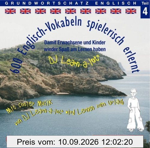 600 Englisch Vokabeln spielerisch erlernt, Grundwortschatz Teil 4, Audio-CD mit Booklet