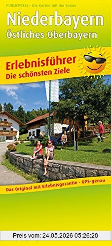 unbekannt Niederbayern - Östliches Oberbayern, Erlebnisführer Mit Informationen Zu Freizeiteinrichtungen Auf Der Kartenrückseite, Gps-genau. 1, 170000