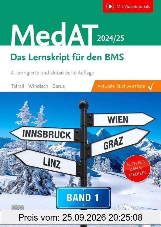 MedAT 2024/25 - Band 1: Das Lernskript für den BMS für Human- und Zahnmediziner