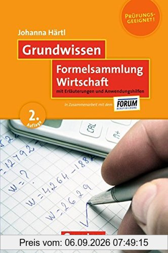 Grundwissen: Formelsammlung Wirtschaft