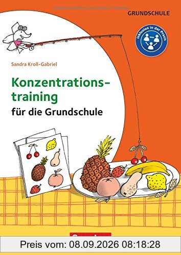 Konzentrationstraining für die Grundschule: Klasse 1-4. Kopiervorlagen