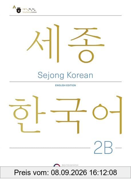 Sejong Korean Student Book 2B - English Edition: Free MP3 Download