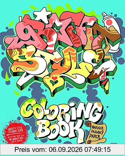 Graffiti Style Coloring Book (Colouring Books)