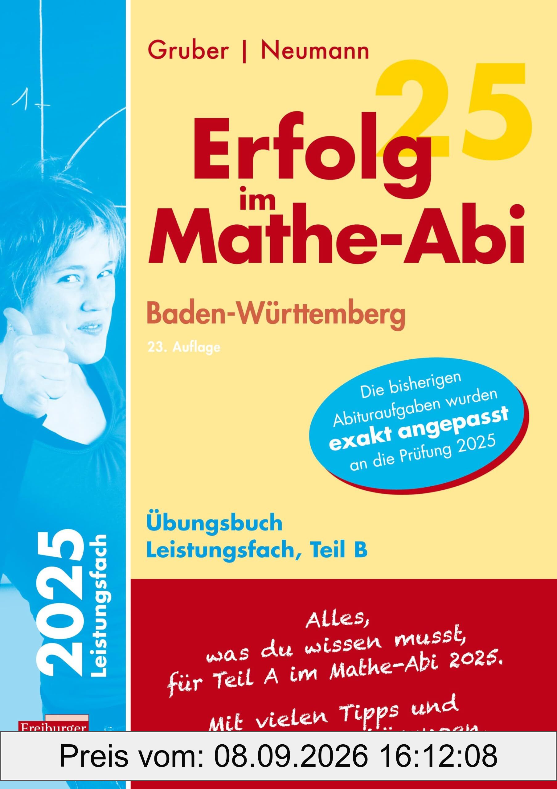 Erfolg im Mathe-Abi 2025 Leistungsfach Teil B Baden-Württemberg