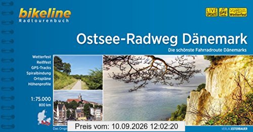 Ostsee-Radweg Dänemark: Die schönste Fahrradroute Dänemarks, 800 km (Bikeline Radtourenbücher)
