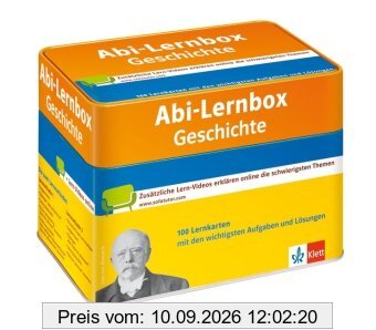 Abi-Lernbox Geschichte: Die 100 wichtigsten Aufgaben und Lösungen auf Lernkarten mit zusätzlichen Lernvideos online