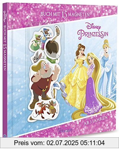 Die Buchhandlung in Oelde hat das Buch Disney Prinzessin: Buch mit 15 Magneten