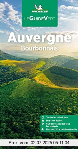 Die Buchhandlung in Oelde hat das Buch Michelin Le Guide Vert Auvergne: Bourbonnais (MICHELIN Grüne Reiseführer)
