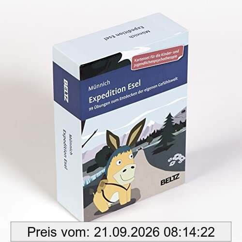 Expedition Esel: 99 Übungen zum Entdecken der eigenen Gefühlswelt. Kartenset für die Kinder- und Jugendlichenpsychotherapie. Mit …