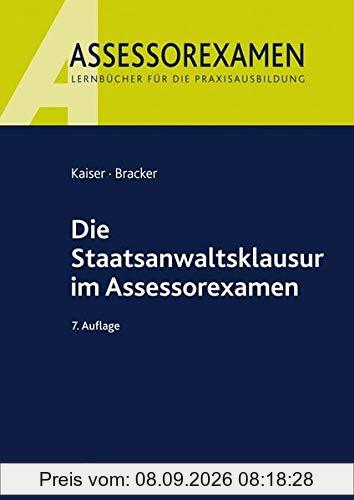 Die Staatsanwaltsklausur im Assessorexamen