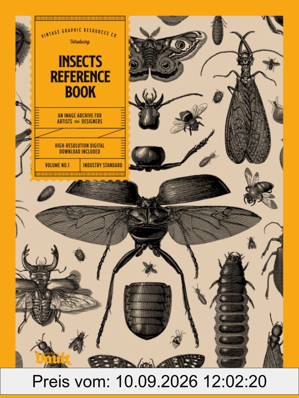 Insects Reference Book: An Image Archive for Artists and Designers (Image Archive Series by Vault Editions)
