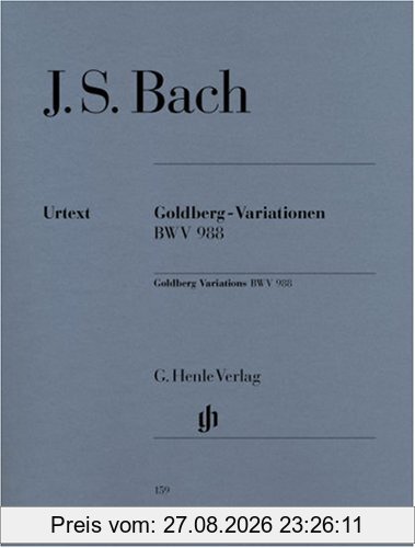 Goldberg Variationen Bwv 988. Klavier