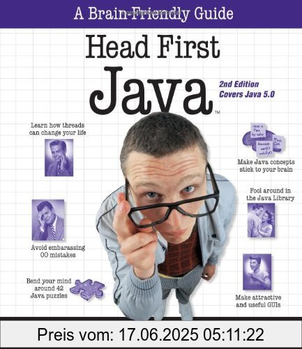 Binding : Taschenbuch, Edition : 2. A., Label : O'Reilly Media, Publisher : O'Reilly Media, NumberOfItems : 2, PackageQuantity : 1, medium : Taschenbuch, numberOfPages : 720, publicationDate : 2005-02-18, authors : Bert Bates, Kathy Sierra, publishers : Mike Loukides, languages : english, ISBN : 0596009208
