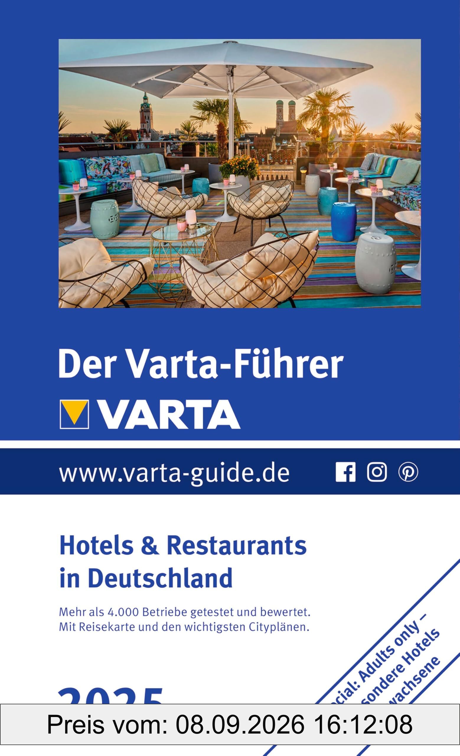 Der Varta-Führer 2025 Hotels & Restaurants in Deutschland (VARTA Hotel- und Restaurantführer)