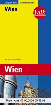 Collectif Falk Cityplan Extra Standardfaltung International Wien Mit Straßenverzeichnis