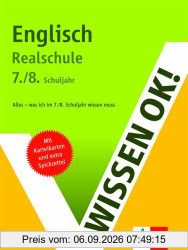 Wissen ok! Englisch 7./8. Klasse Realschule