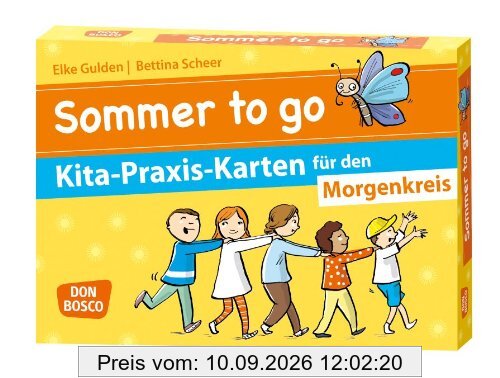 Sommer to go Kita-Praxis-Karten für den Morgenkreis