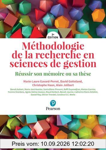 Méthodologie de la recherche en sciences de gestion : réussir son mémoire ou sa thèse