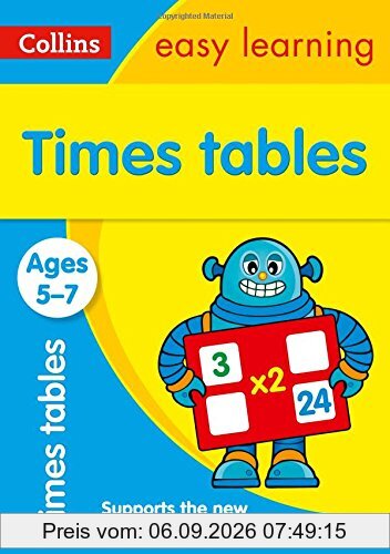Times Tables Ages 5-7: New Edition (Collins Easy Learning)