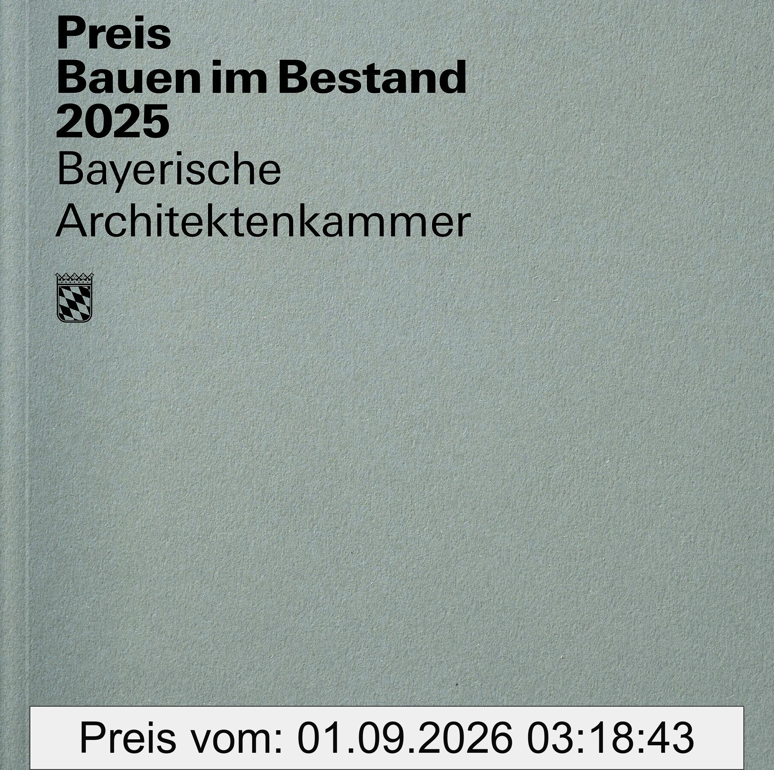 Preis Bauen im Bestand 2025