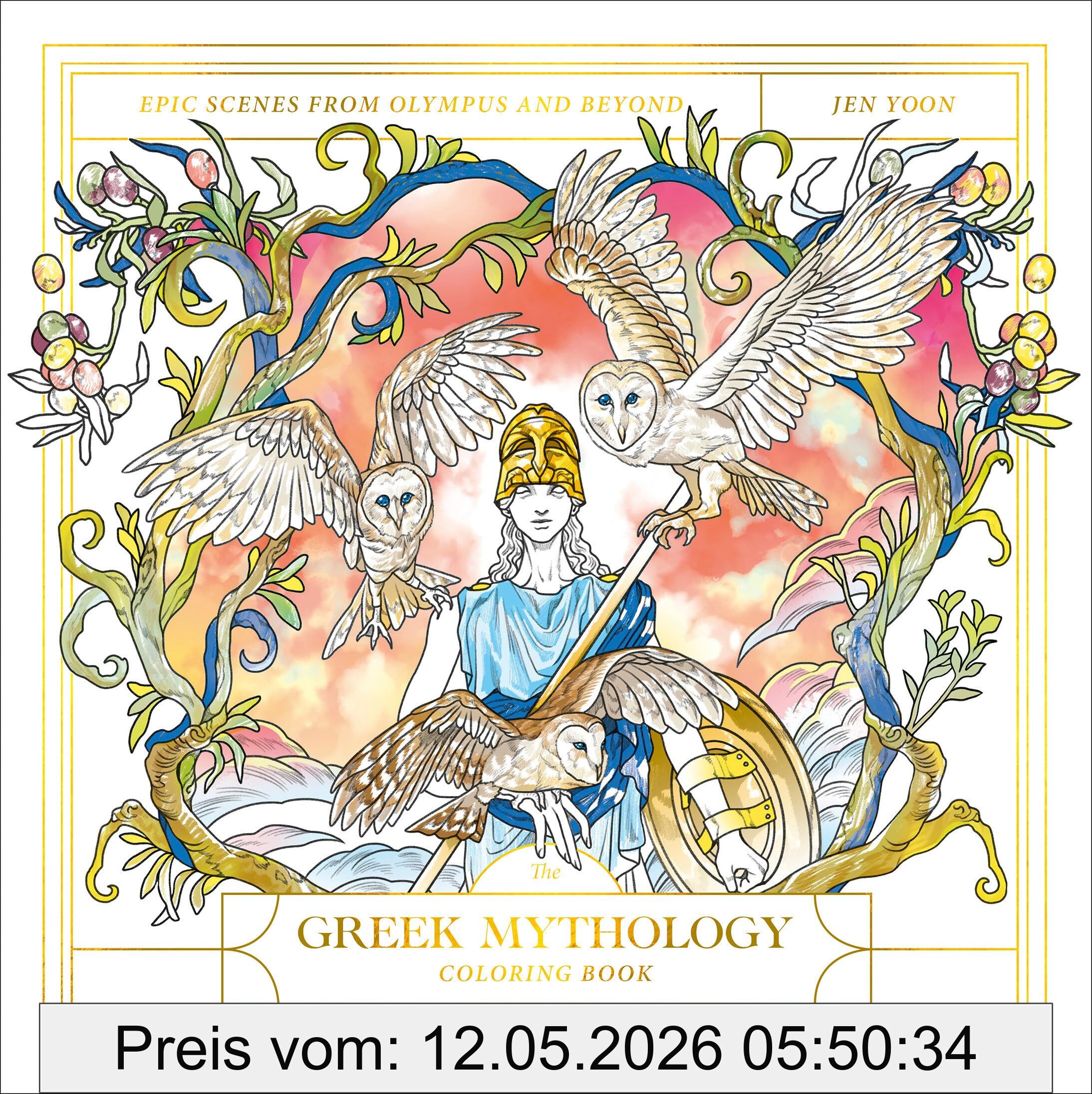 Jen Yoon The Greek Mythology Coloring Book