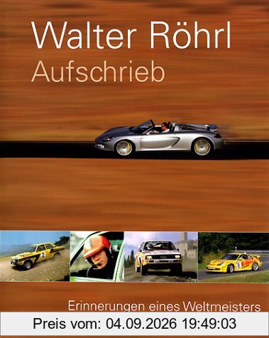 Aufschrieb. Erinnerungen eines Weltmeisters