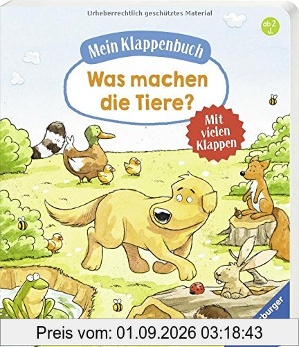 Mein Klappenbuch: Was machen die Tiere?