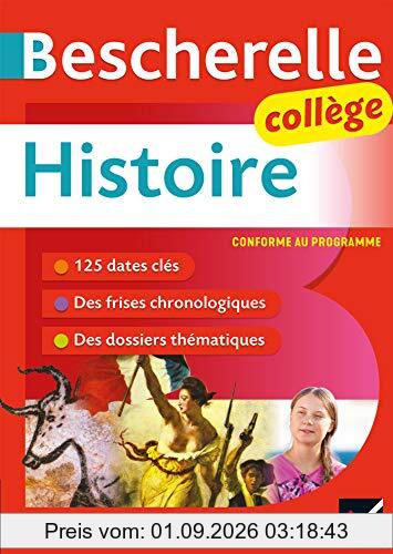 Bescherelle histoire collège : conforme au programme