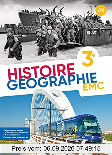 Histoire géographie, EMC 3e