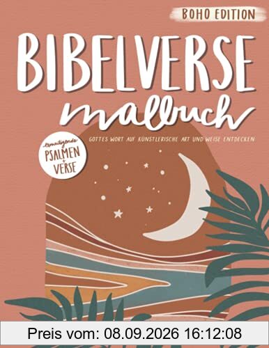 Bibelverse Malbuch: Gottes Wort auf künstlerische Art und Weise entdecken