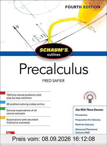 Schaum's Outline of Precalculus, Fourth Edition (Schaum's Outlines)