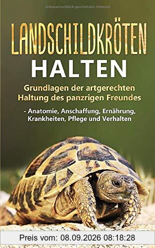 Landschildkröten halten: Grundlagen der artgerechten Haltung des panzrigen Freundes - Anatomie, Anschaffung, Ernährung, Krankheiten, Pflege und Verhalten