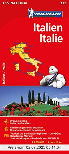 Die Buchhandlung in Oelde hat das Buch Michelin Italien: Straßen- und Tourismuskarte (Michelin Nationalkarte)