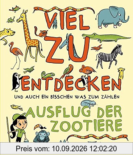 Ausflug der Zootiere: Viel zu entdecken - und auch ein bisschen was zum Zählen