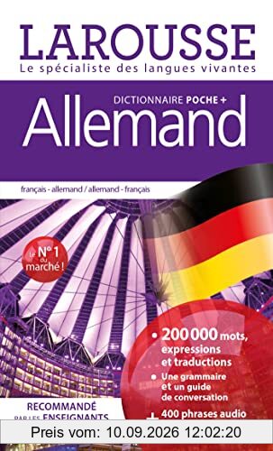 Allemand : dictionnaire poche + : français-allemand, allemand-français