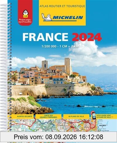 France 2024 : atlas routier et touristique