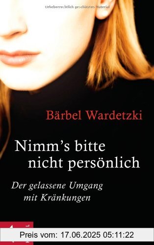 Binding : Broschiert, Edition : 5, Label : Kösel-Verlag, Publisher : Kösel-Verlag, medium : Broschiert, numberOfPages : 112, publicationDate : 2012-07-23, authors : Bärbel Wardetzki, languages : german, ISBN : 3466309700