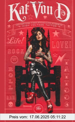 Binding : Gebundene Ausgabe, Label : Harper Design, Publisher : Harper Design, NumberOfItems : 1, medium : Gebundene Ausgabe, numberOfPages : 240, publicationDate : 2010-10-26, releaseDate : 2010-10-26, authors : Kat Von D, languages : english, ISBN : 0061953369