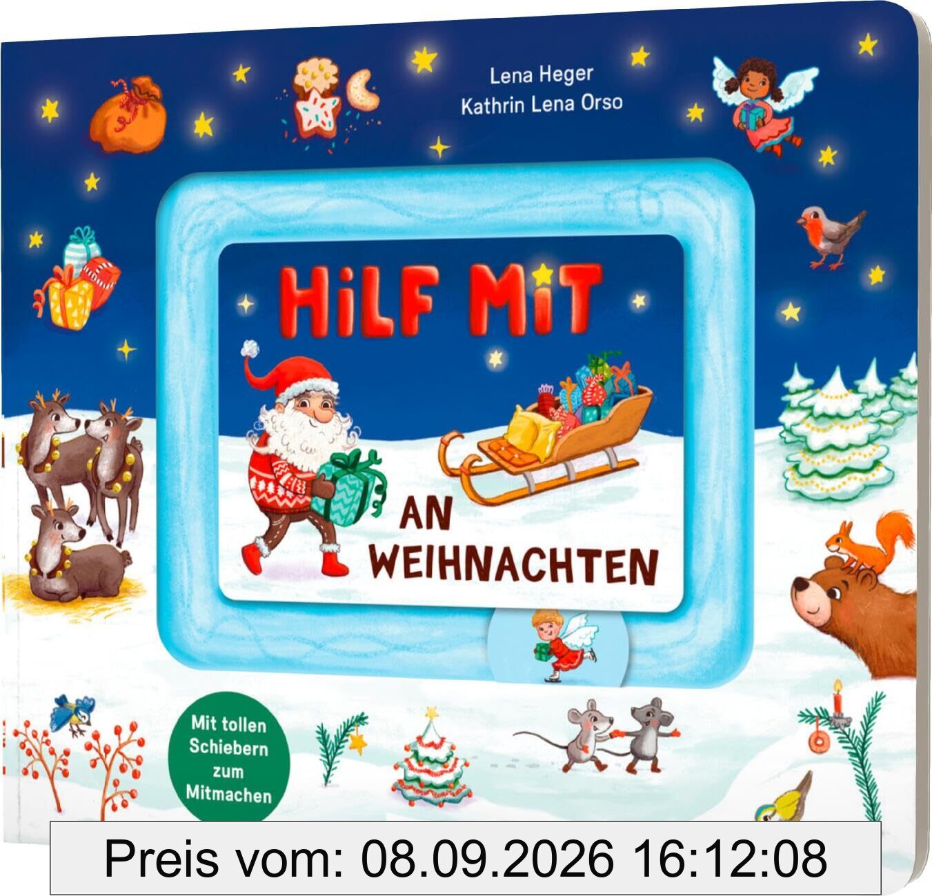 Meine Schiebebahn-Pappe: Hilf mit an Weihnachten: Pappebuch mit Schiebe-Elementen