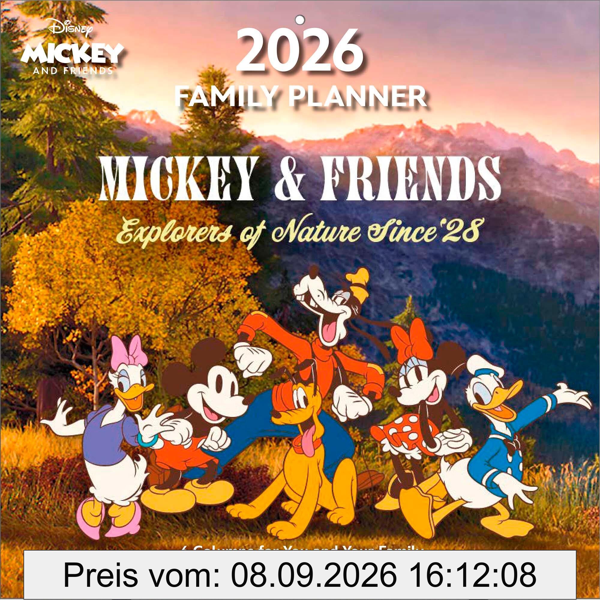 MICKEY & FRIENDS - Familienplaner im Format 30 x 30