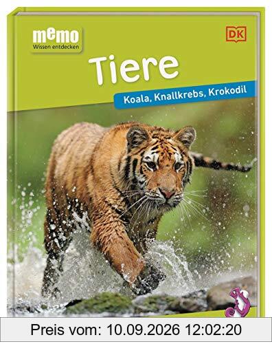 memo Wissen entdecken. Tiere: Koala, Knallkrebs, Krokodil. Das Buch mit Poster!