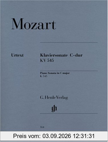 Klaviersonate C-dur KV 545 (Facile): Piano Sonata in C major K. 545